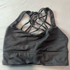 Lululemon Black Strappy Sports Bra